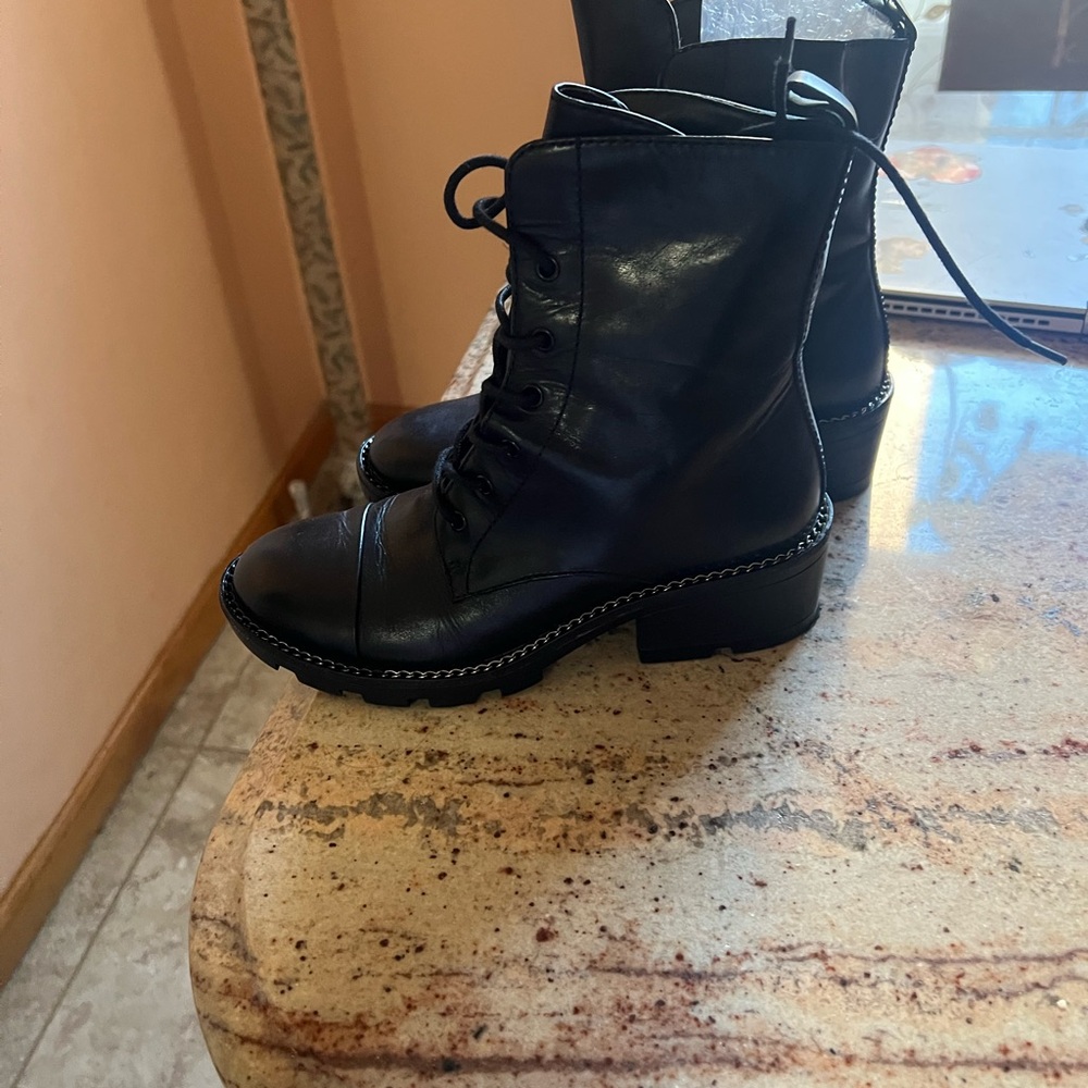 Kendall & Kylie Black Combat Boots